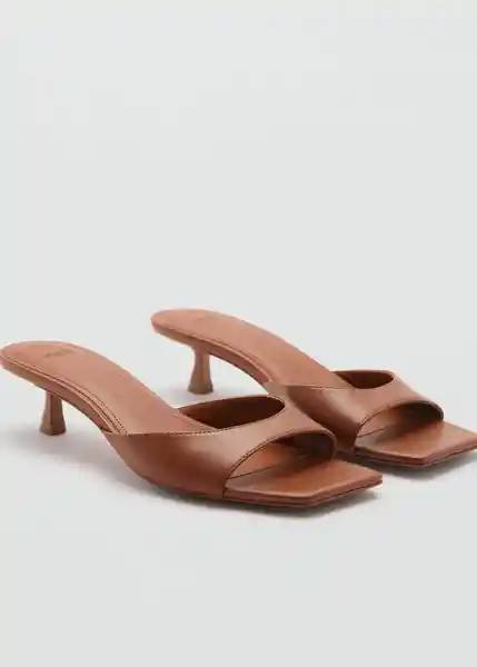 Sandalias Bibi Cuero Talla 41 Mujer Mango