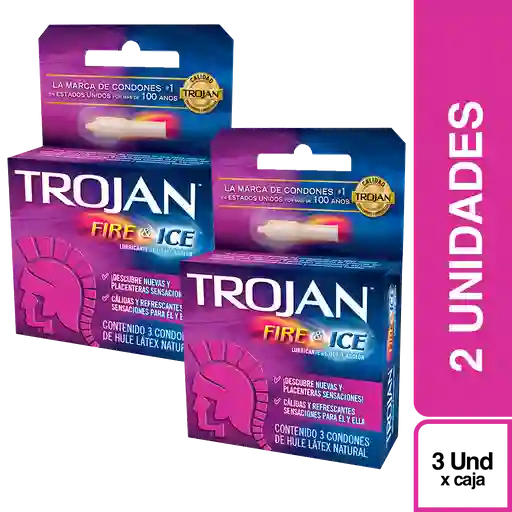 2 x Trojan Condon Fire y Ice
