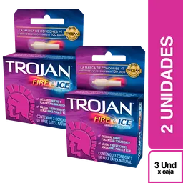 2 x Trojan Condon Fire y Ice