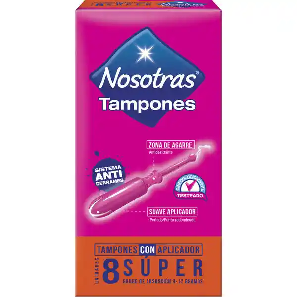 Nosotras Tampones con Aplicador Super