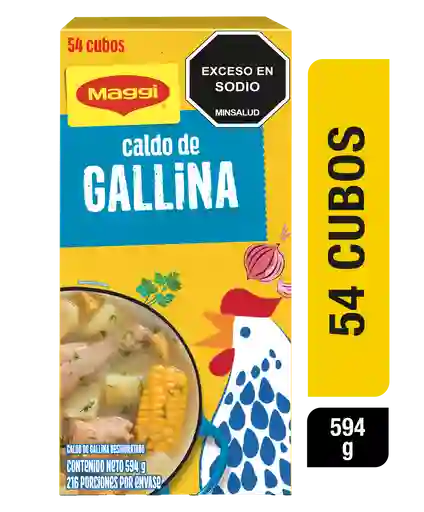 Caldo de Gallina MAGGI 54 cubos x 594g