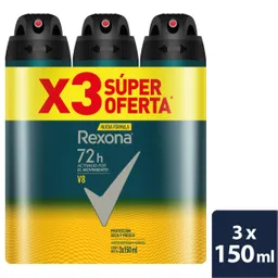 Rexona Antitranspirante en Aerosol para Hombre V8
