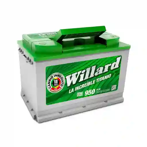 Bateria 24bd-950 Willard Increible Titanio Willard 24bd-950