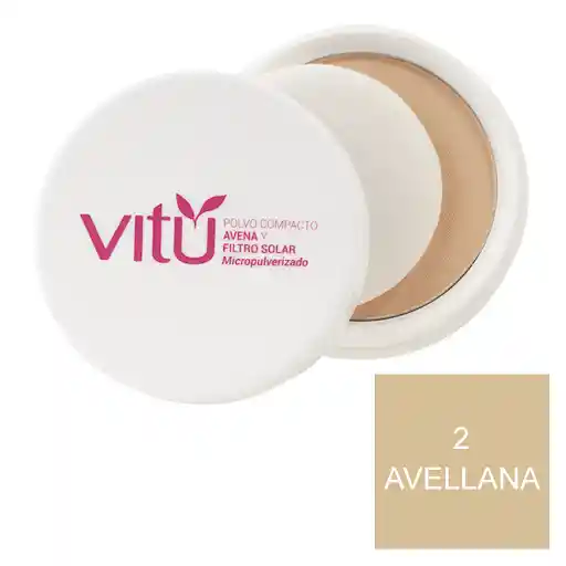 Vitu Polvo Compacto Avena 2 Avellana 