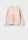 Buzo Sudadera Dublini Rosa Talla 14 Niñas Mango