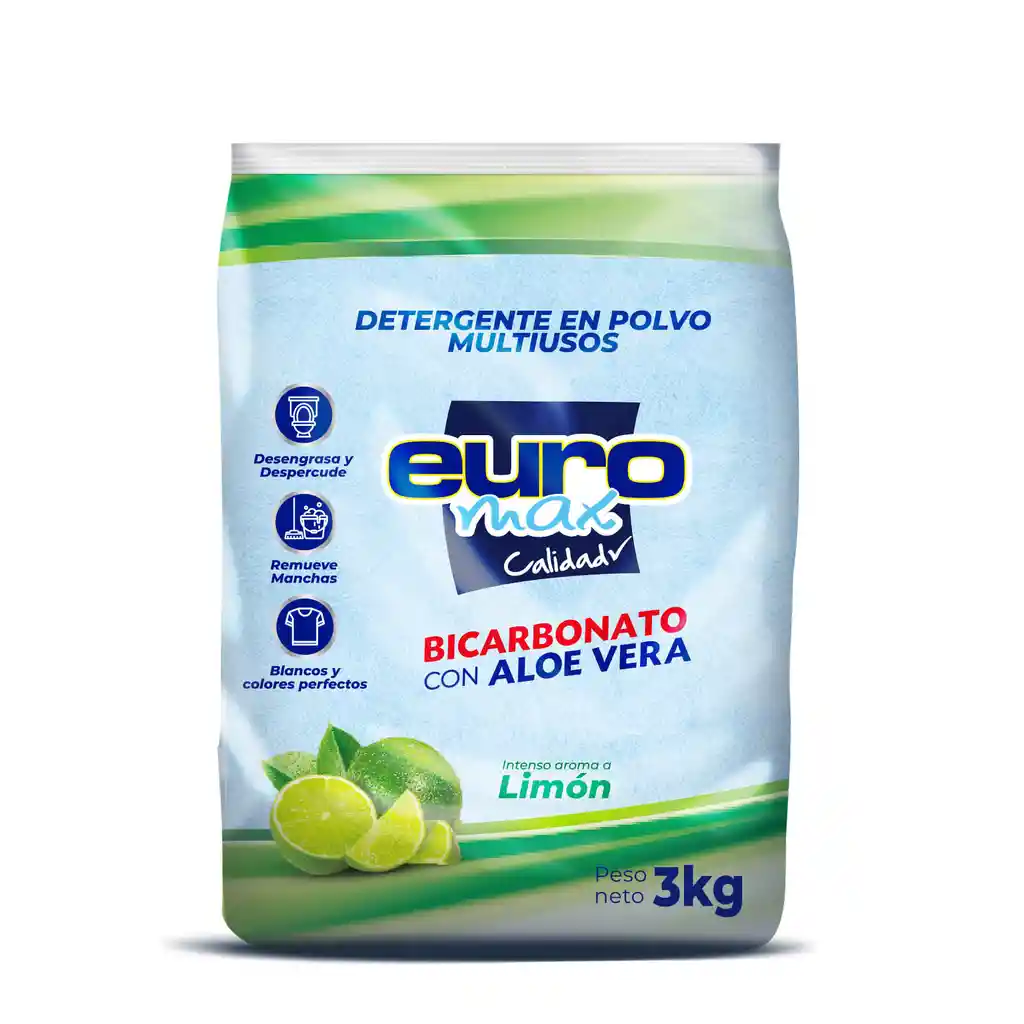 Deter. Polvo Euromax Bicarbonato
