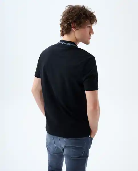 Camiseta Hombre Negro Talla L 809f000 Americanino