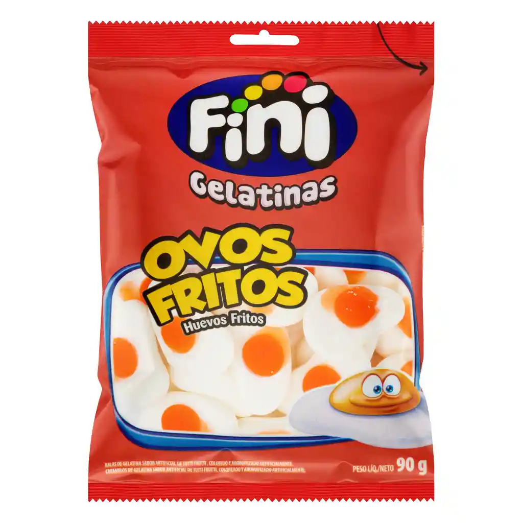 Fini Confite Gelatina Ovos Fritos