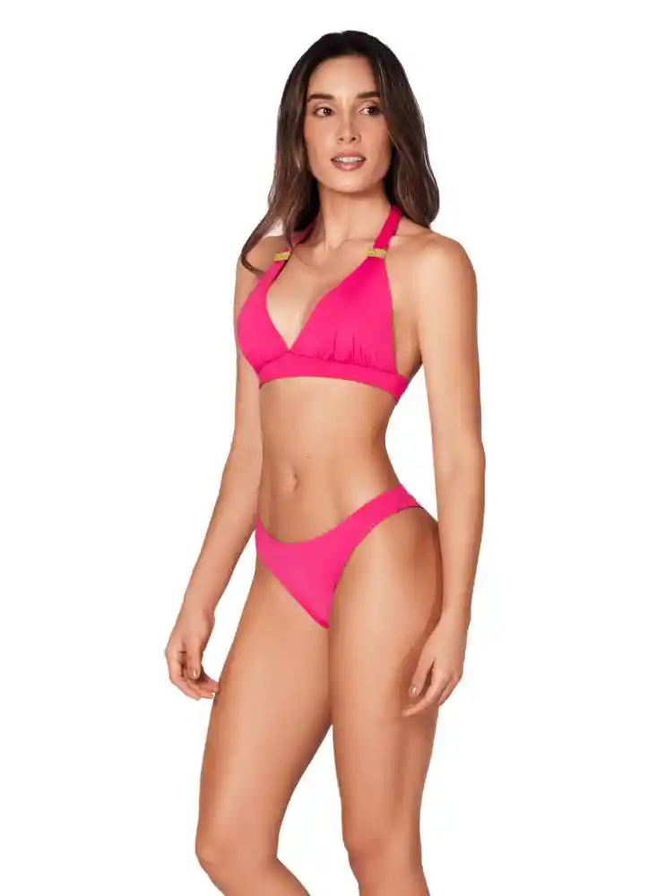 Vestido de Baño Top S-fucsia