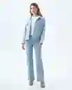 Chaqueta Mujer Azul Talla L 329f003 Americanino