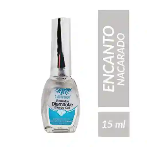 Glimmer Esmalte Diamante Efecto Gel Tono Encanto 15 mL