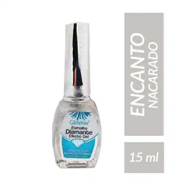 Glimmer Esmalte Diamante Efecto Gel Tono Encanto 15 mL