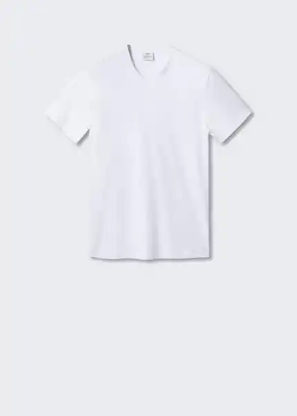 Camiseta Chelsea Blanco Talla XS Hombre Mango