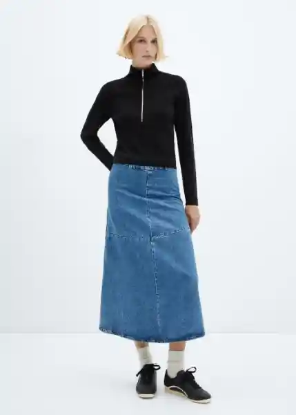 Jersey Rolon Negro Talla 24 Mujer Mango