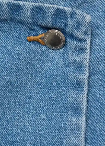 Short Skort Tejano Medio Talla M Mujer Mango