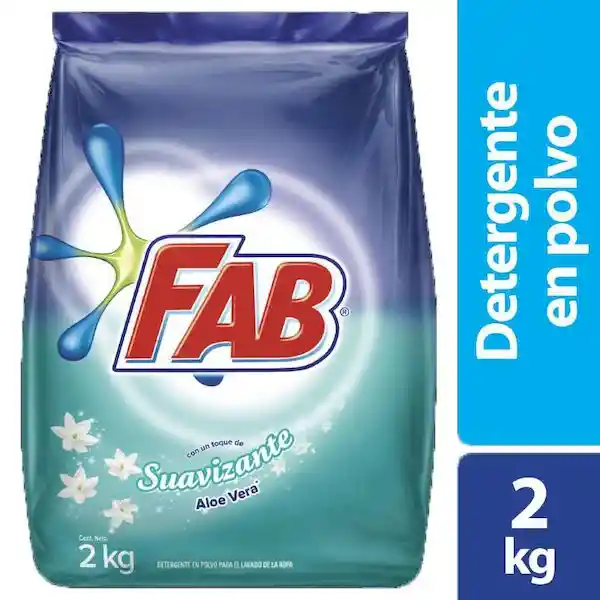 Fab Detergente Líquido Aloe Vera 2 Kg