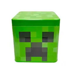 Caja de Almacenamiento Creeper Serie Minecraft Verde Miniso