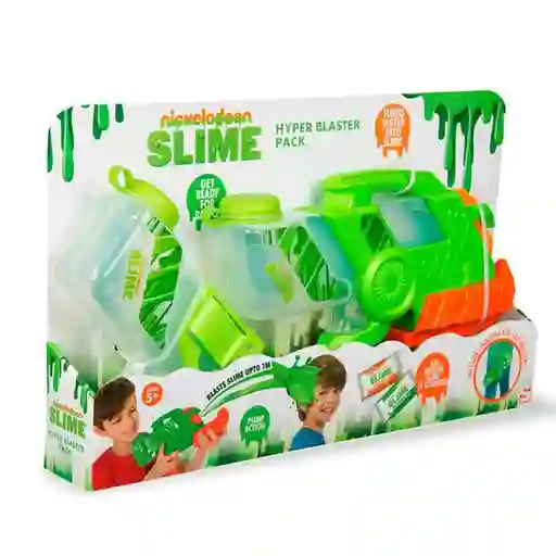 Nickelodeon Lanzador Hyper Blaster Plus 10 Sachets Ronda