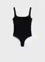 Body Marisa Negro Talla XS Mujer Mango