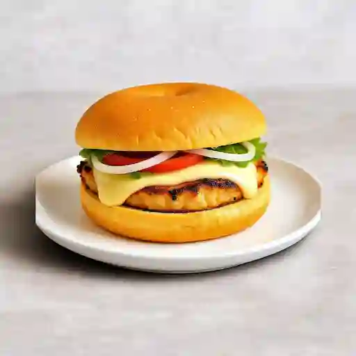 Hamburguesa Clásica de Pollo Del Rey