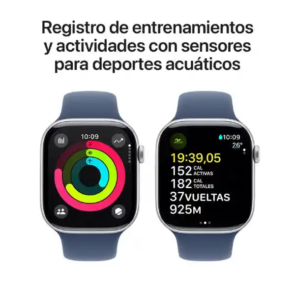 Apple Watch Series 10 Gps Silver Aluminium Case With S/M 46 mm