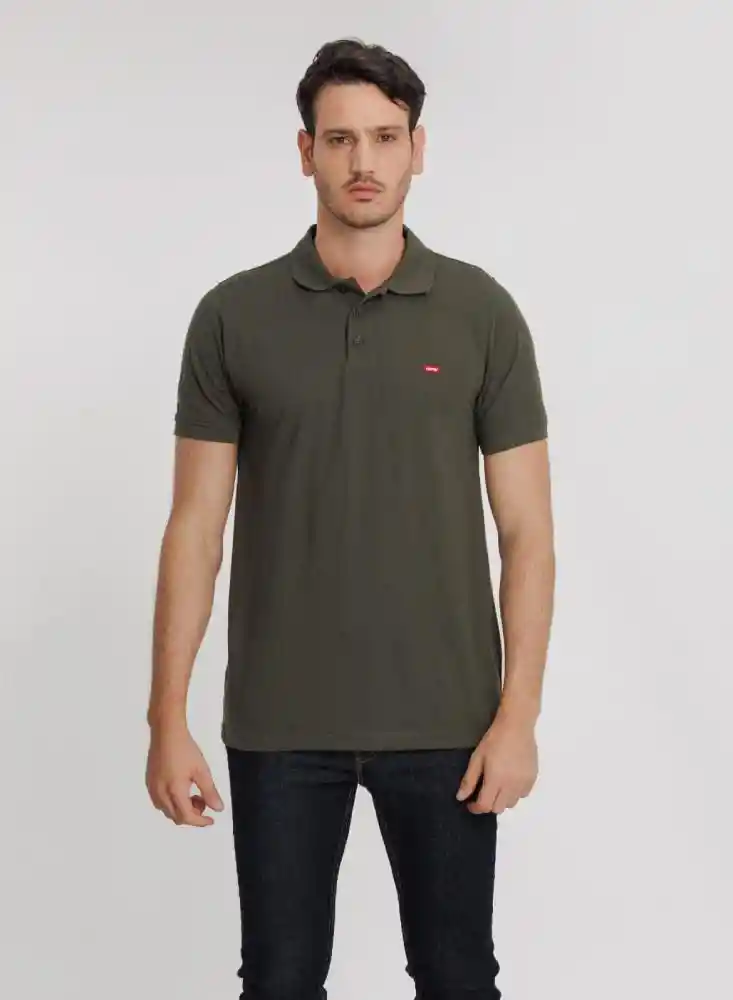 Levi's Camiseta Polo 222 Manga Corta Verde Talla L