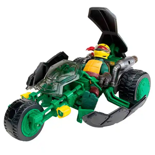 Tortugas Ninja Moto Con Figura