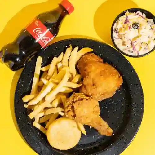 Cuarto de Pollo + Coca-Cola Original 250 ml