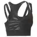 Puma Crop Concept Mid Impact Bra W Mujer Negro S