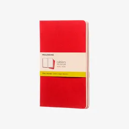 Moleskine Libreta Cahier Pequeña Rayas Rojo