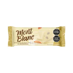 Mont Blanc Chocolate Blanco con Almendras