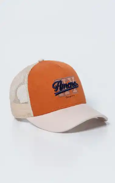 Gorra Unisex Naranjado Talla M 752G501_NAR181350 Americanino