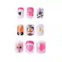 Set Uñas Postizas Serie Las Chicas Superpoderosas 01 Miniso