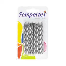 Sempertex Velita Espiralada Color Plata