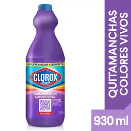 Quitamanchas Clorox Colores Vivos 930 ml
