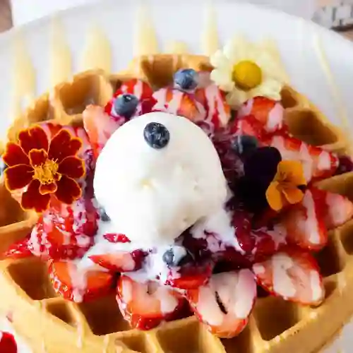 Waffle Frutos Rojos