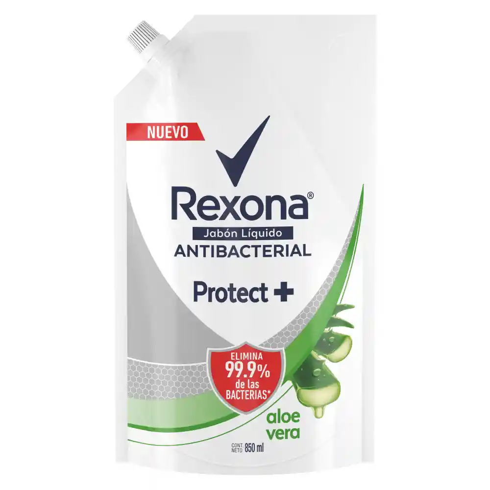 Rexona Jabón Liquido Antibacterial Aloe Vera 850Ml