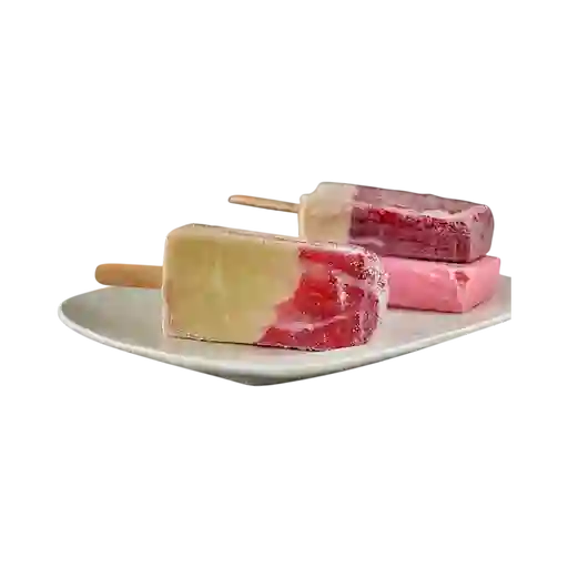 Paleta de Yogurt con Fresa