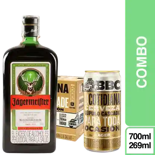 Combo Jagger + Bbc Cerveza la Cotidiana Lúpulo Cascade en Lata