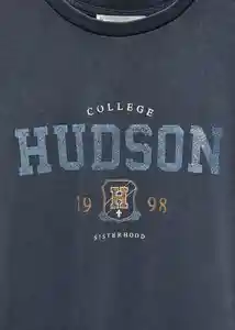 Camiseta Hudson Navy Talla 20 Teen Niñas Mango
