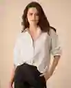 Camisa Nevisca Crudo Claro Talla M 411G003 Esprit