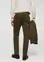 Pantalón Hades Khaki Talla 46 Hombre Mango