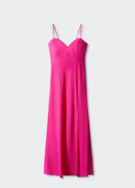 Vestido Maira Fucsia Talla S Mujer Mango