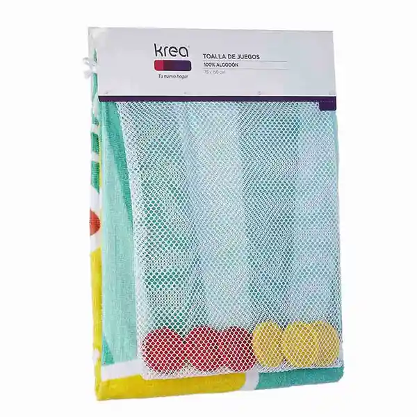 3 Krea Toalla Para Juegos 75 x 150