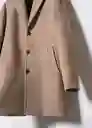 Abrigo Hake-I Beige Talla XXL Hombre Mango