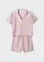 Pijama Sweet Rosa Pastel Talla 19 Mango Teen Girl Mango