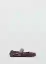 Zapatos Smas Burdeos Talla 38 Mujer Mango
