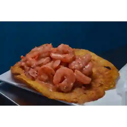 Ceviche de Camarón en 1 Tostón