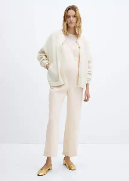 Peto Petomum Off White Talla M Mujer Mango