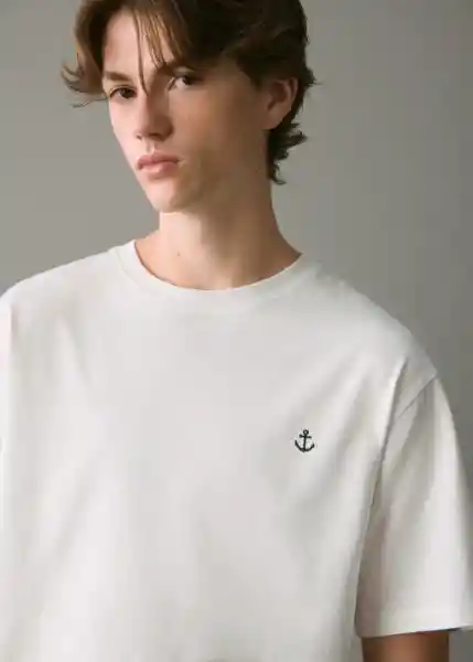 Camiseta Captain Offwhite Talla 23 Teen Niños Mango